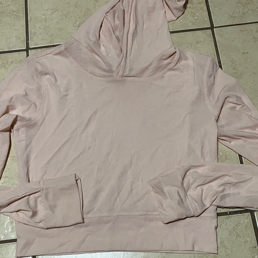 Women's Pink Hoodie Top